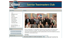 Desktop Screenshot of kysunrisetoastmasters.org